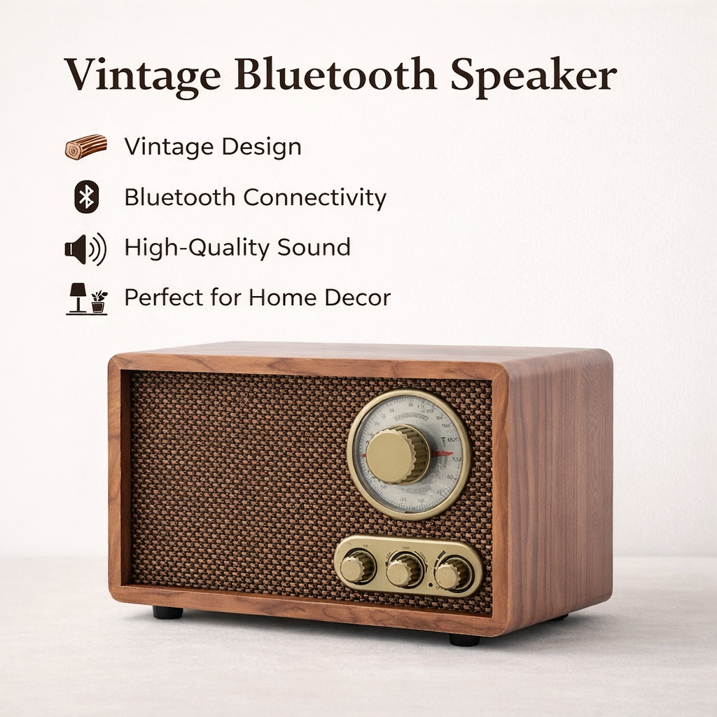 Vintage Bluetooth Speaker