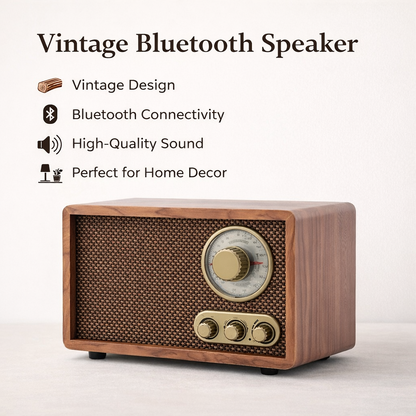 Vintage Bluetooth Speaker