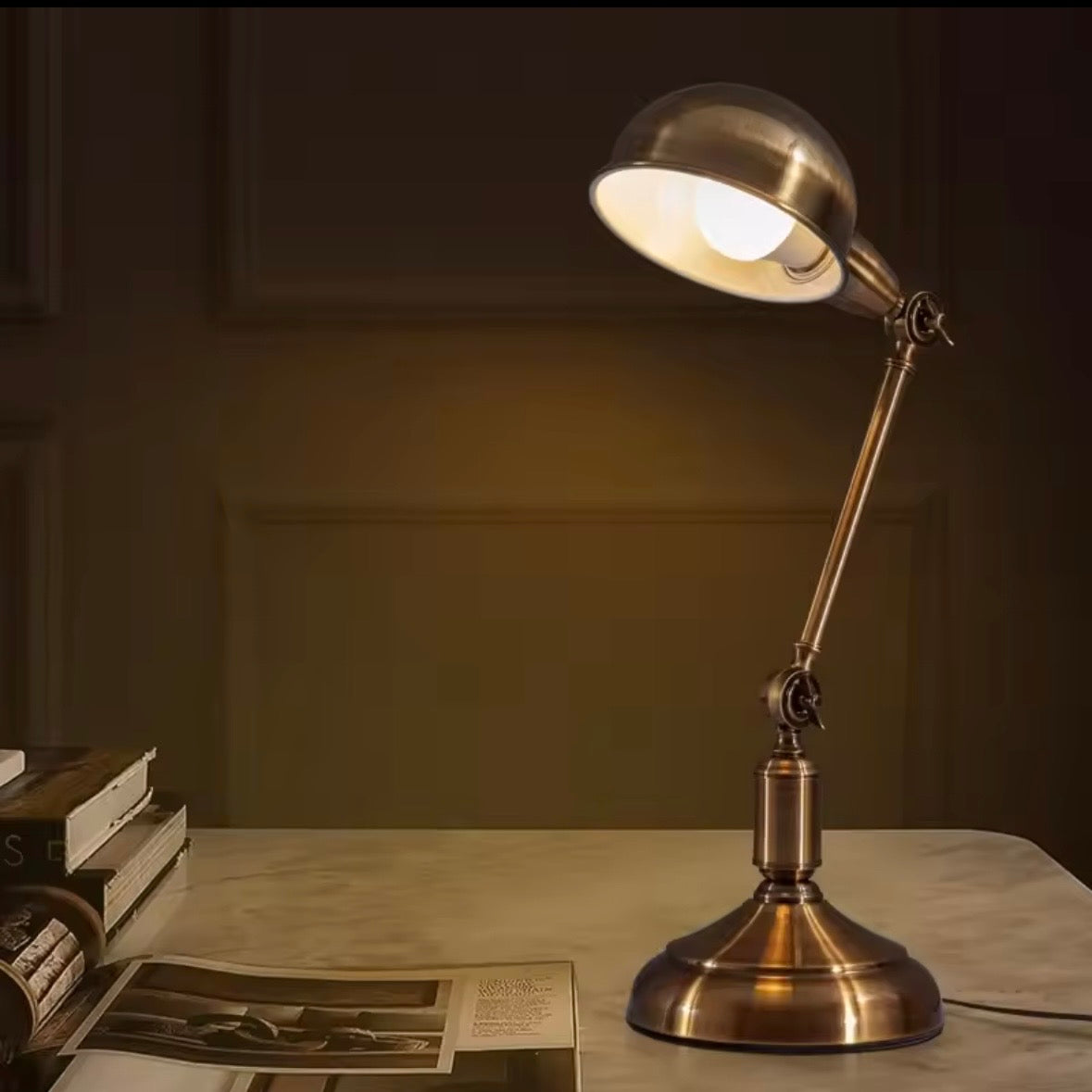 Vintage Industrial Desk Lamp